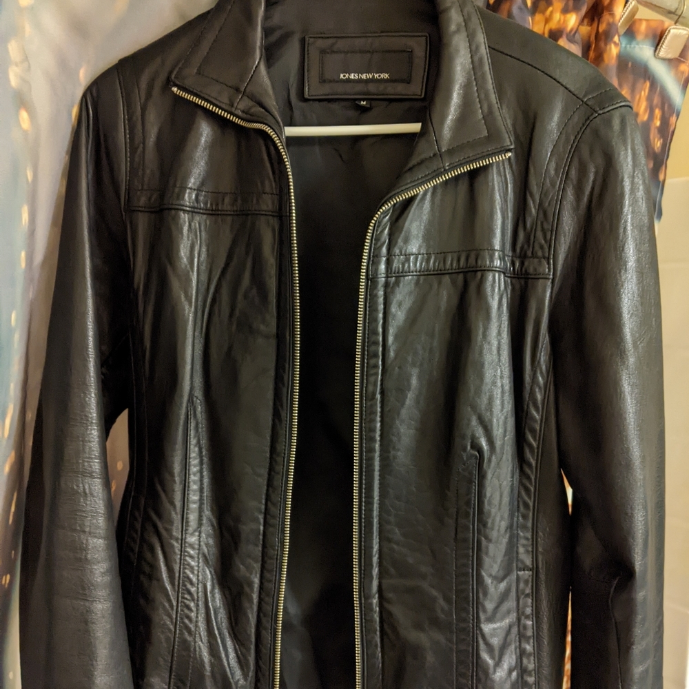 Jones New York Leather Jacket